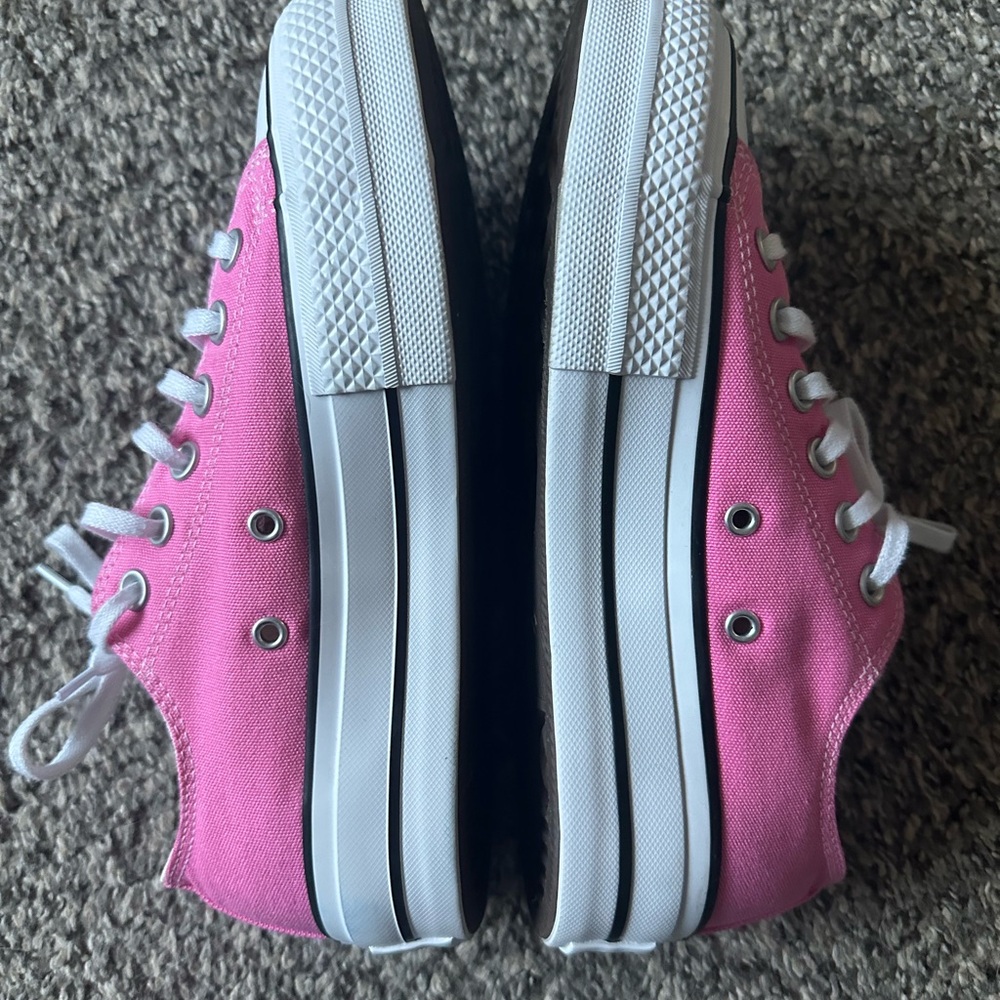 Converse Pink platform Sneakers
